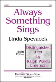 Always Something Sings SATB choral sheet music cover Thumbnail